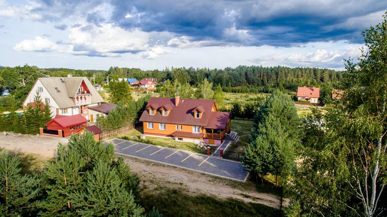 "Rowerowa Przystan" Turystyka Wiejska Nad Jeziorem Serwy W Sercu Puszczy Sucha Rzeczka Exterior foto
