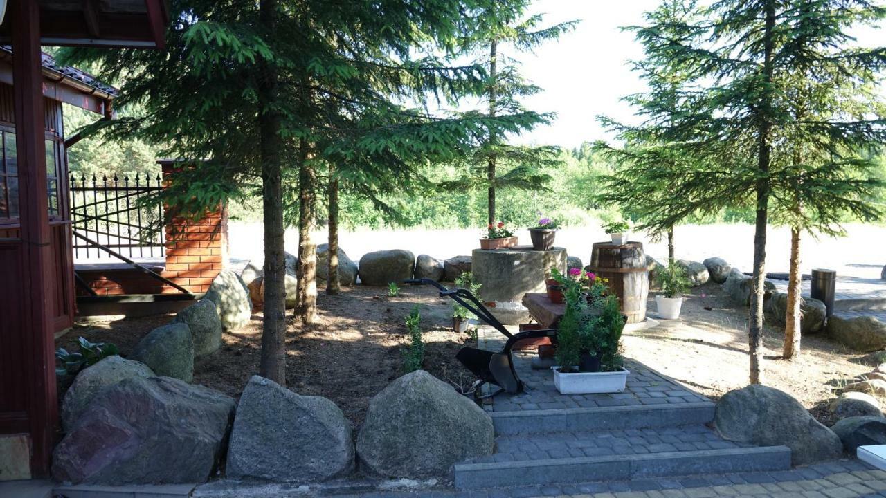 "Rowerowa Przystan" Turystyka Wiejska Nad Jeziorem Serwy W Sercu Puszczy Sucha Rzeczka Exterior foto
