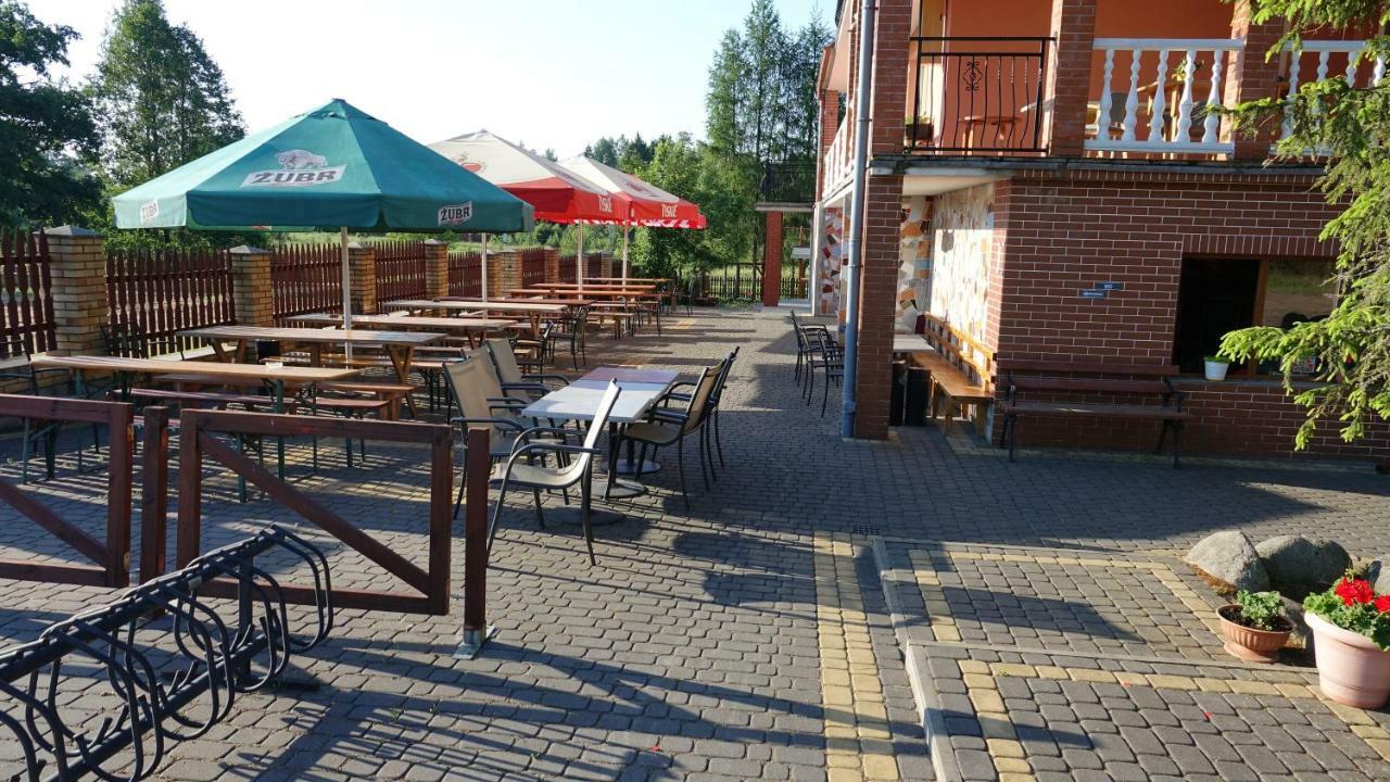 "Rowerowa Przystan" Turystyka Wiejska Nad Jeziorem Serwy W Sercu Puszczy Sucha Rzeczka Exterior foto