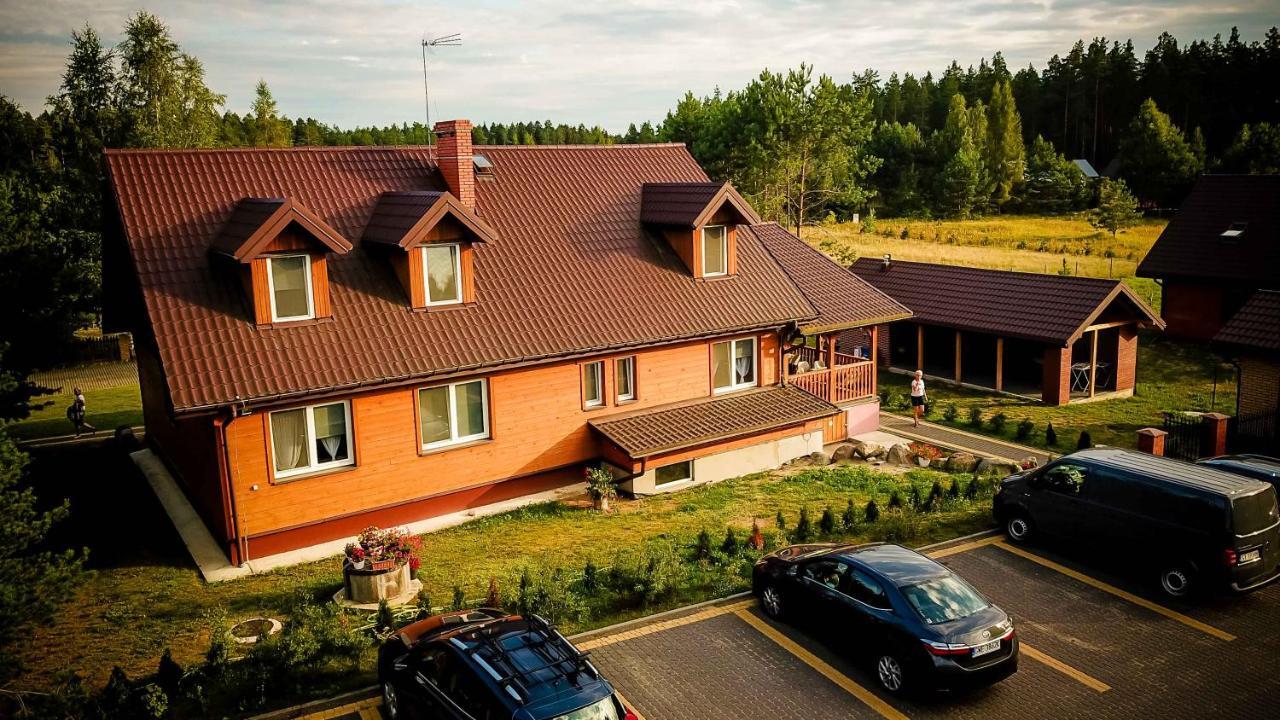 "Rowerowa Przystan" Turystyka Wiejska Nad Jeziorem Serwy W Sercu Puszczy Sucha Rzeczka Exterior foto