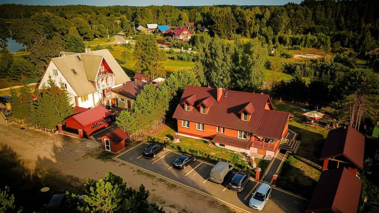 "Rowerowa Przystan" Turystyka Wiejska Nad Jeziorem Serwy W Sercu Puszczy Sucha Rzeczka Exterior foto