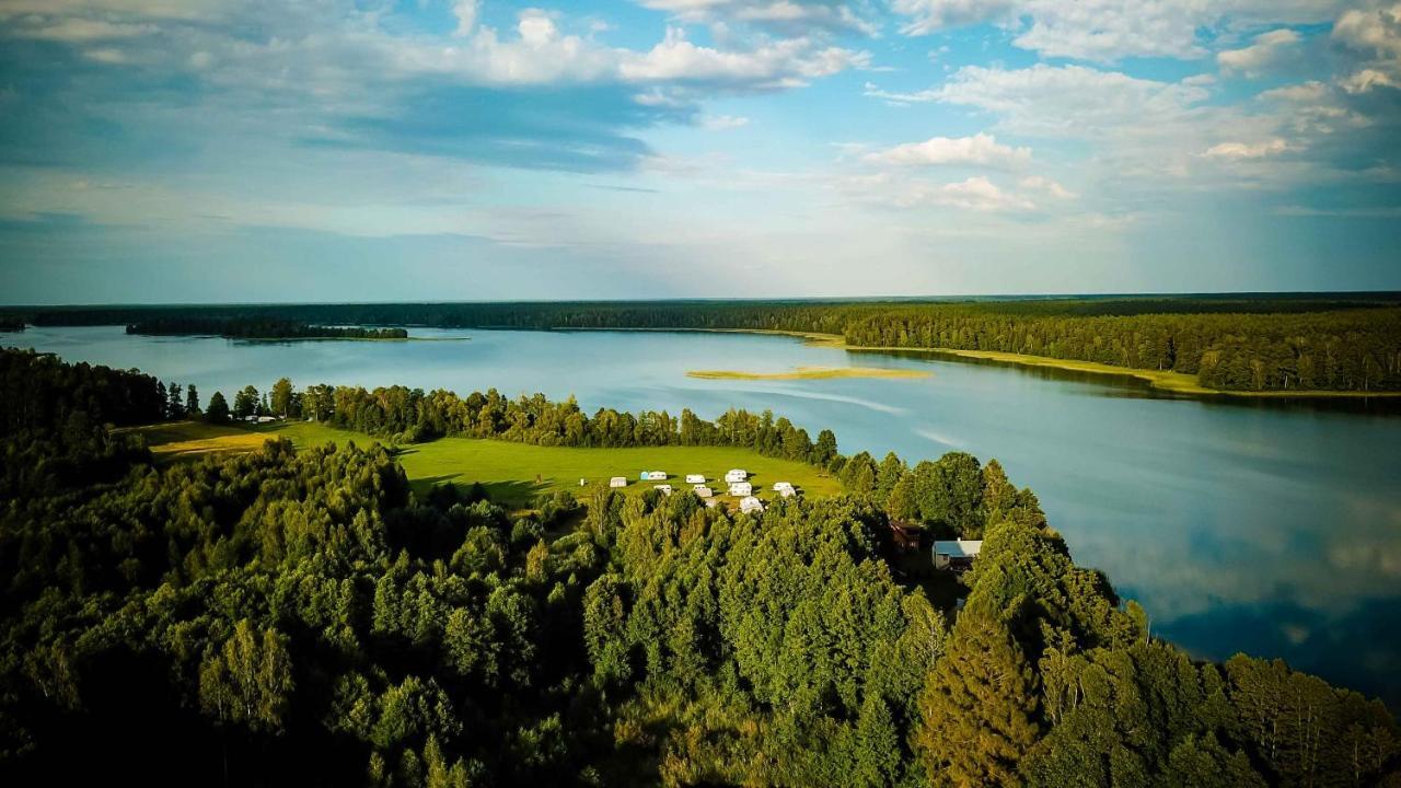 "Rowerowa Przystan" Turystyka Wiejska Nad Jeziorem Serwy W Sercu Puszczy Sucha Rzeczka Exterior foto