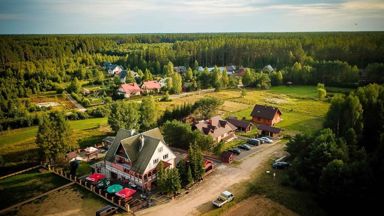 "Rowerowa Przystan" Turystyka Wiejska Nad Jeziorem Serwy W Sercu Puszczy Sucha Rzeczka Exterior foto